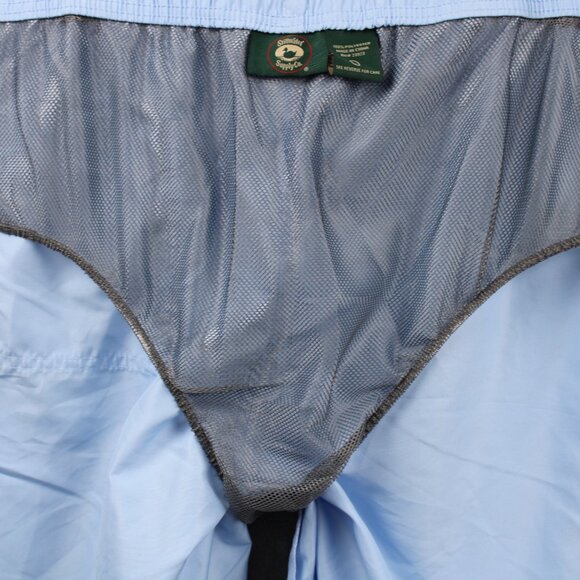 Stillwater Supply Co. Men's Light Blue Elastic Waist  Pull Tie Shorts Size 2XL - Picture 10 of 12